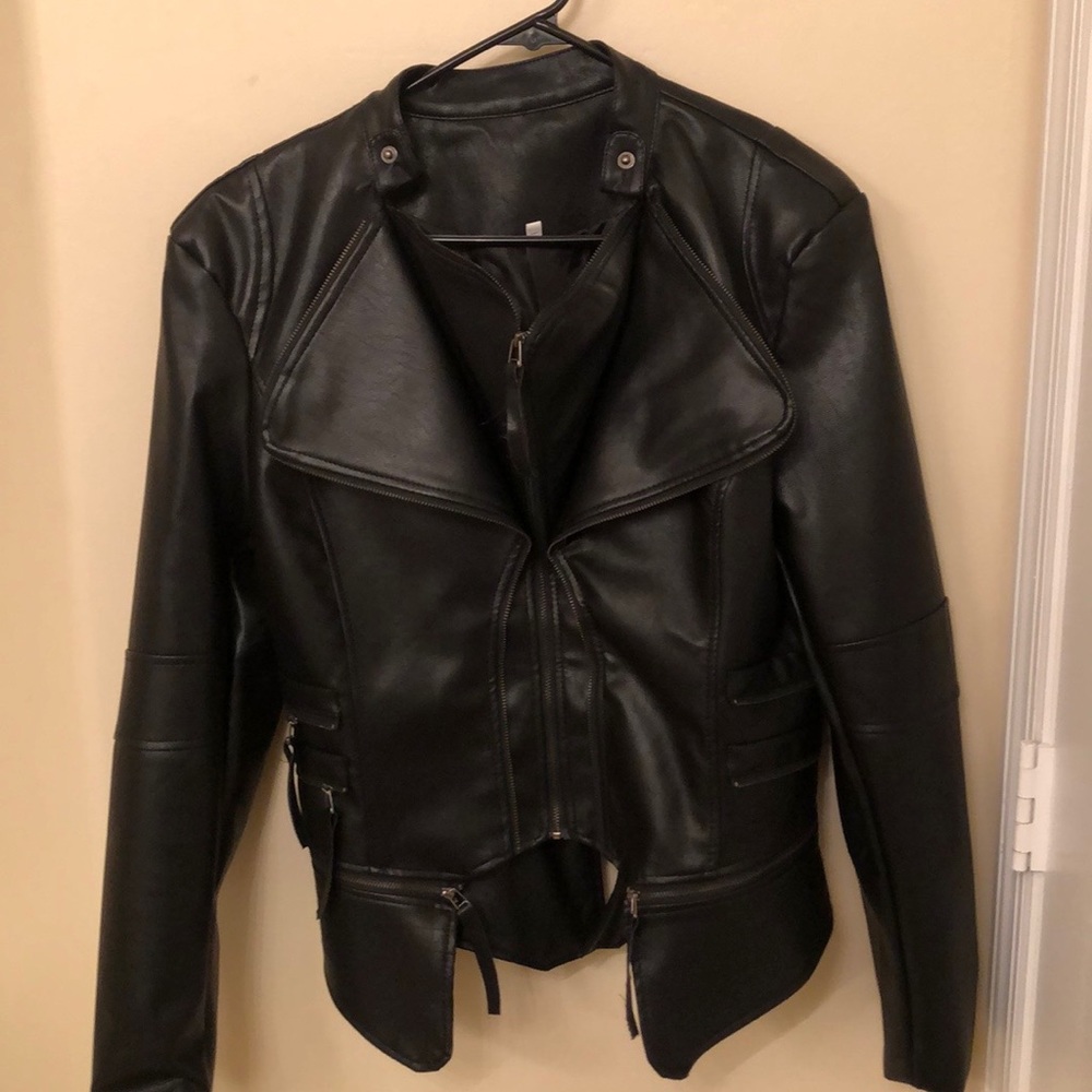 Lake leather jacket